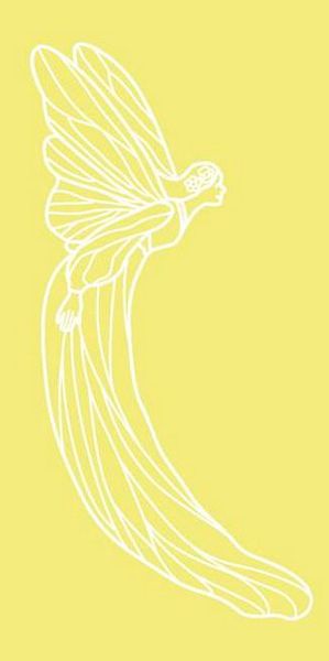 Digital White Work Angel 2 <b>Yellow 4 Sizes - 4 x A4 Sheets Download