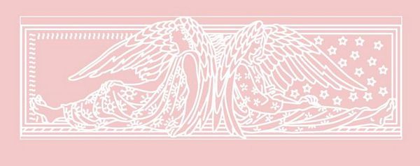 Digital White Work Angel 1 <b>Pink 4 Sizes - 4 x A4 Sheets Download