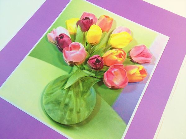 Assorted Tulips in a Vase Project - 10 Pages to Download