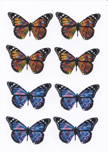 Butterfly Topper Set 07 - 10 Pages to Download