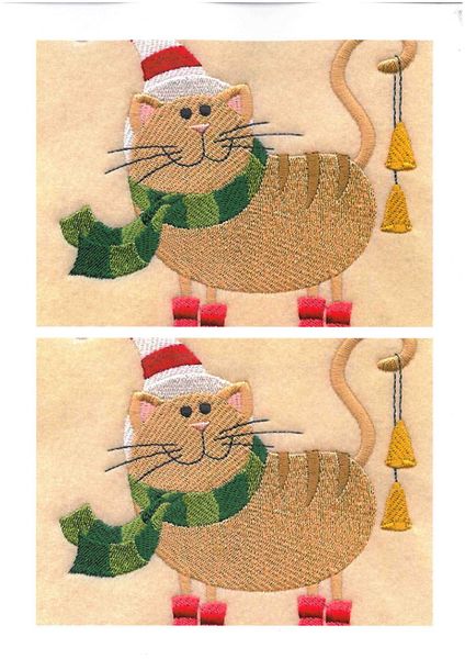Christmas Cat Set - 18 x A4 Pages