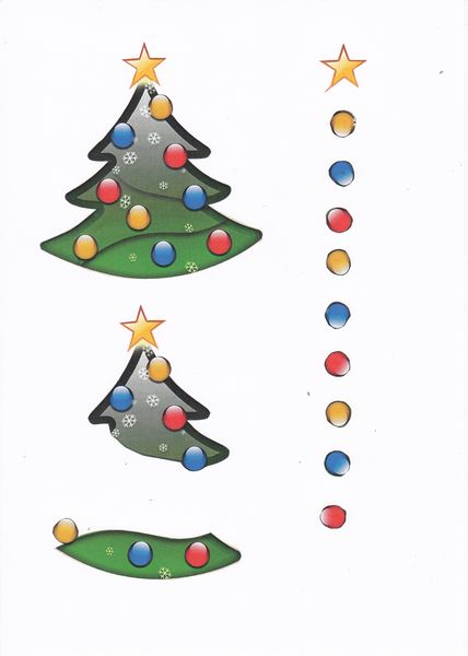 Christmas Tree Set 02 - 6 x A4 Pages to Download
