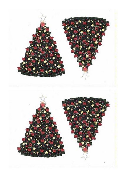 Christmas Tree Set 03 - 7 x A4 Pages to Download