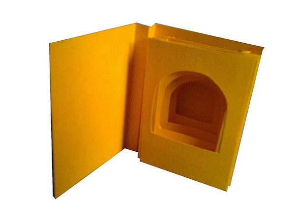 Concertina Book Card Template <b>Arch - 3 Sizes - 7 x A4 Pages