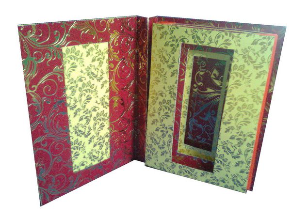 Concertina Book Card Template Rectangle Slim 3 Sizes - 7 x A4 Pages