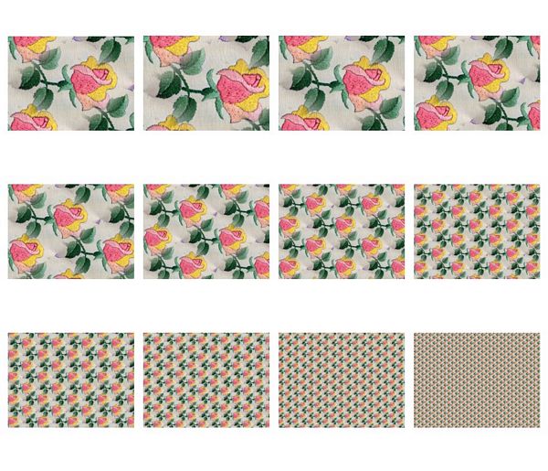 Dot's Heirlooms Bouquet Backing Papers Set 04 - 12 Pages to Download