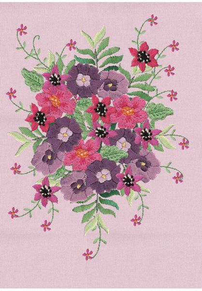 Dots Heirlooms Bold Blooms Large 3D Set - 25 x A4 Sheets <b>DOWNLOAD