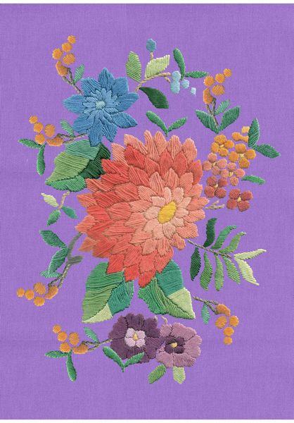 Dot's Heirlooms Bold Blooms Set 05 - 79 x A4 Pages <b>DOWNLOAD