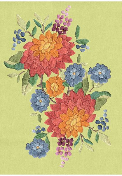 Dot's Heirlooms Bold Blooms Set 07 - 85 x A4 Pages <b>DOWNLOAD