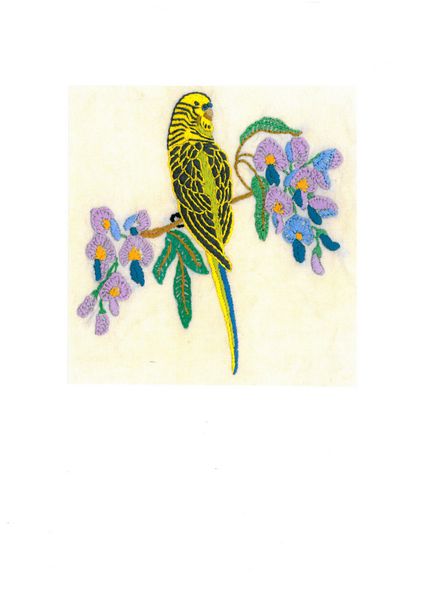 Dot's Heirlooms Budgie Set 1 - 22 x A4 Sheets <b>DOWNLOAD