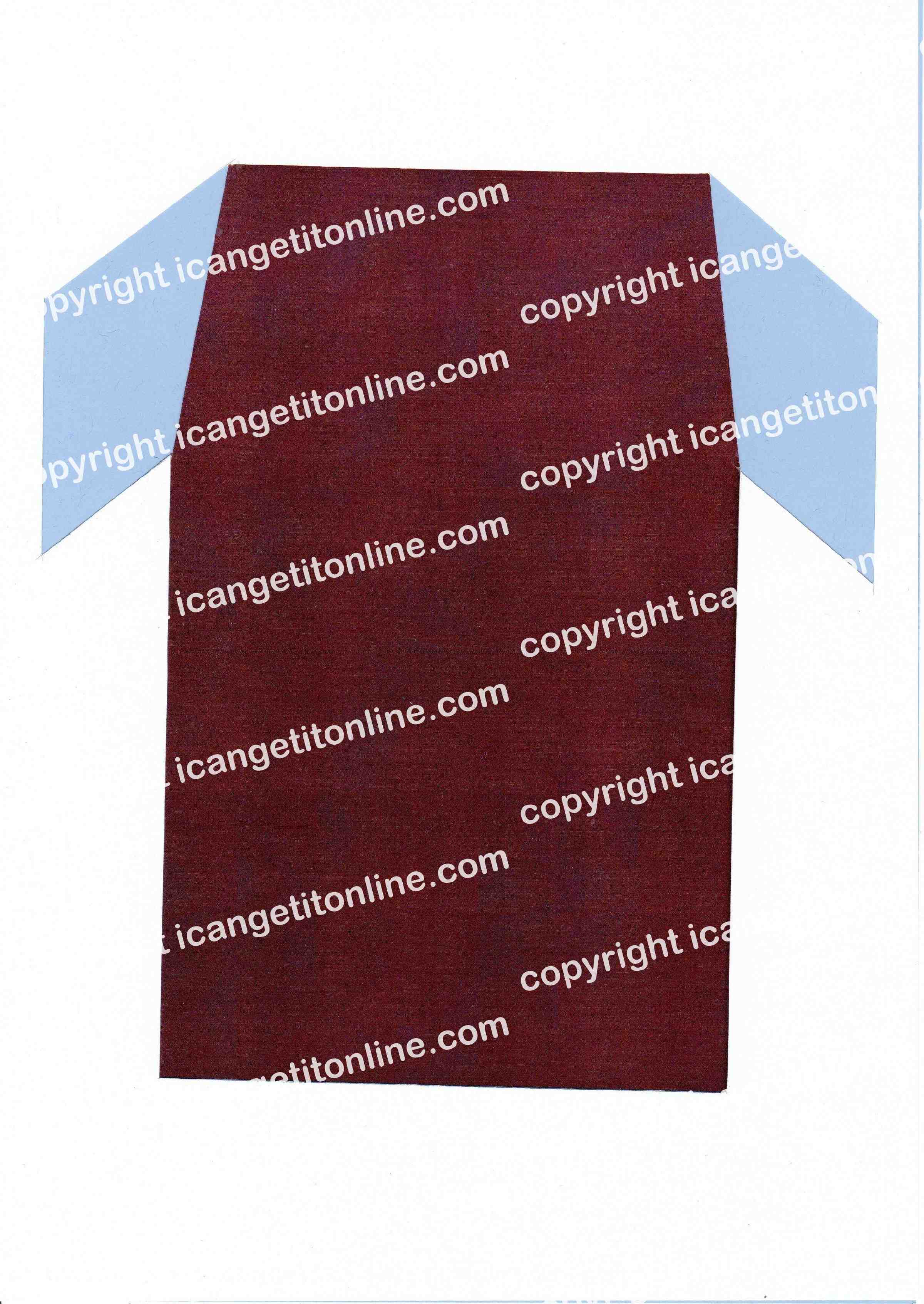 Football Set - Light Blue and Burgundy Strip - <B>WATERMARK NOT ON PURCHASED SET</B> 300 Pages to Download
