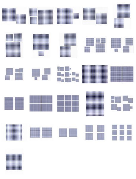 Gingham Folding Papers <b>Dark Blue</b> 26 Pages to Download