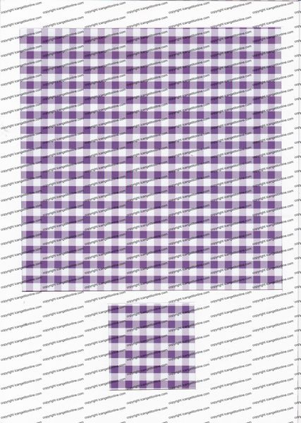 Gingham Folding Papers <b>Purple</b> 26 Pages to Download
