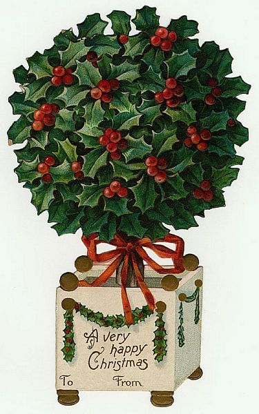 Christmas Holly Tree Set - 16 Pages to Download