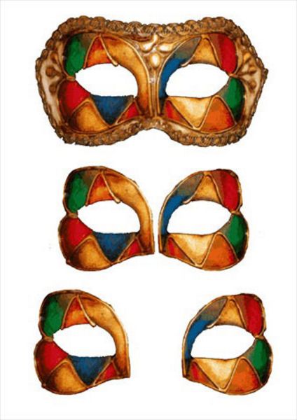 Masquerade Mask Set 14 - 70 Pages to Download