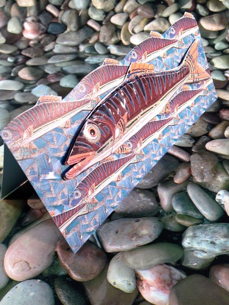 Mosaic Fish Project Card 31 Download Set - 5 Pages