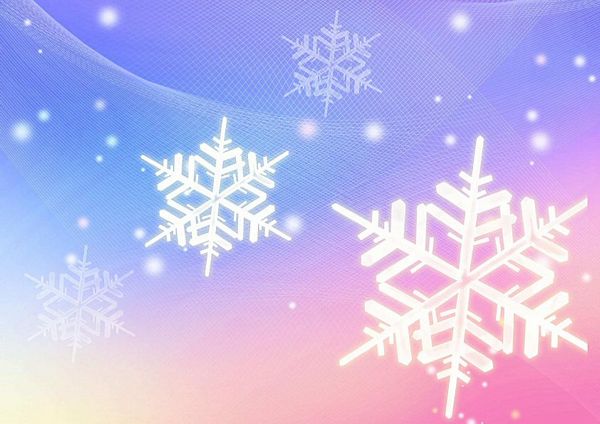Snowflake Background Set 05 - 4 x A4 Pages to Download