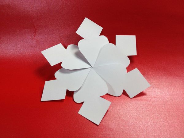 3D Snowflake Template Set 05 - 9 Sizes to Download