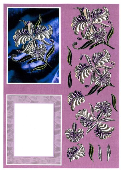 Satin and Silk 10 - 1 x A4 Decoupage sheet to DOWNLOAD
