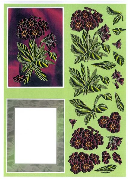 Satin and Silk 9 - 1 x A4 Decoupage sheet to DOWNLOAD