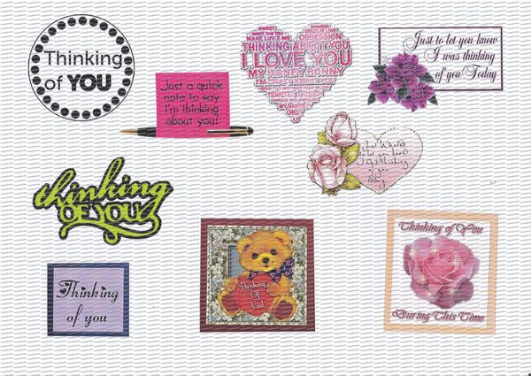 Thinking of You Greetings Set Download - Over 400 Greetings AMAZING VALUE