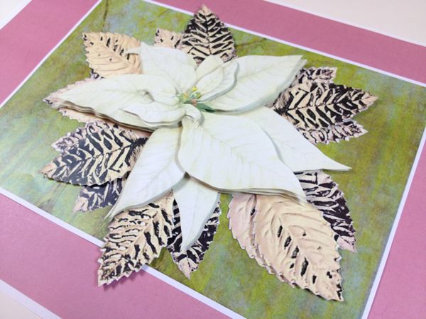 White Poinsettia Project - 6 Pages to Download