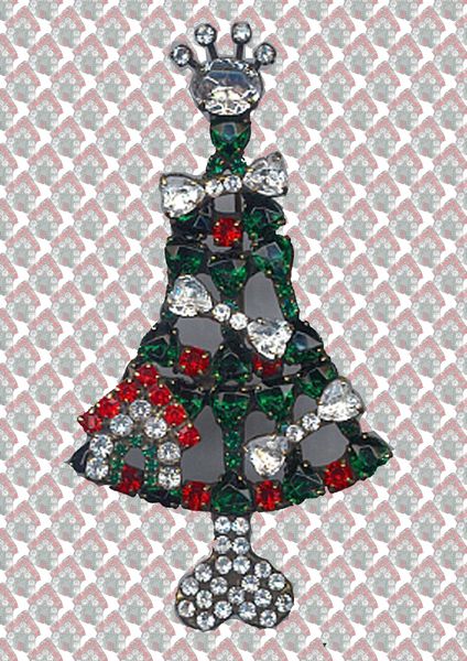 Christmas Jewel Topper Design 08 - 10 x A4 Page to DOWNLOAD