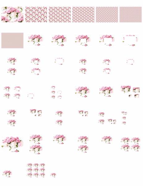 Pink Peonies Set - 39 Pages to Download