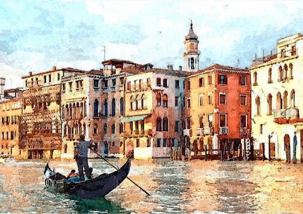 Hand Painted Effect Venice Set 01 Download - 39 Pages