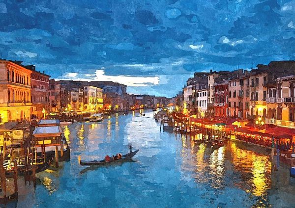Hand Painted Effect Venice Set 02 Download - 39 Pages
