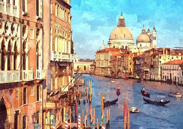 Hand Painted Effect Venice Set 03 Download - 39 Pages