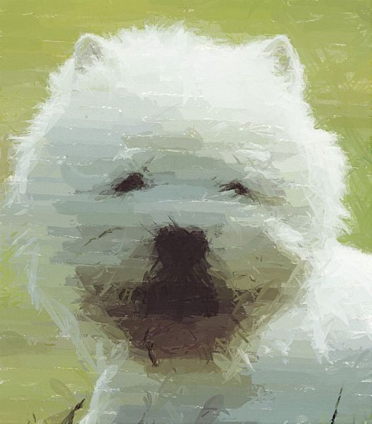 Hand Painted Effect West Highland Terrier - 19 Sheets to Download