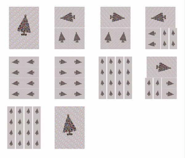 Christmas Jewel Topper Design 02 - 10 x A4 Page to DOWNLOAD