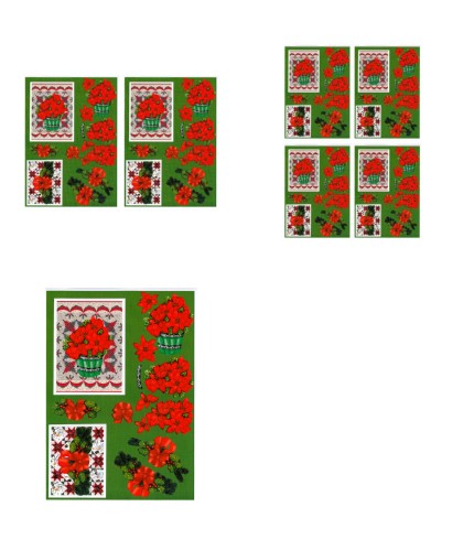 Christmas Quilties Decoupage Design 17 - 3 x A4 Page to DOWNLOAD
