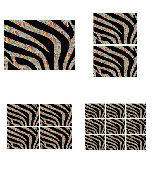 <b>Zebra Print Set 1 - 4 Pages To DOWNLOAD