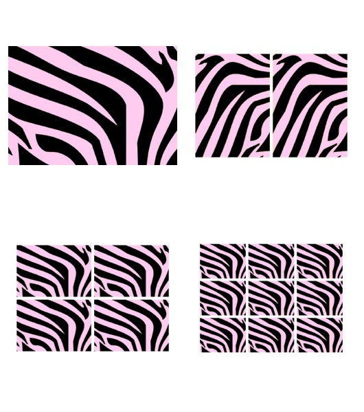 <b>Zebra Print Set 2 - 4 Pages To DOWNLOAD