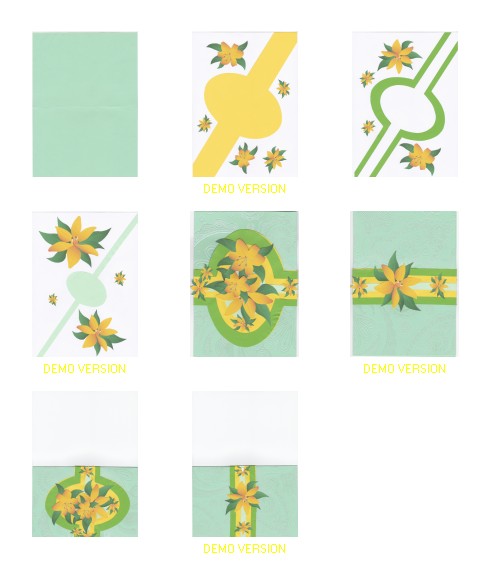 Oval Wrap Yellow Lilly Project - 8 Pages to Download