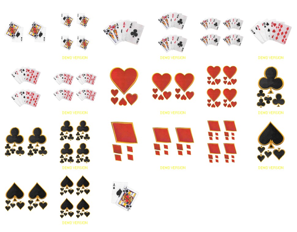 <b>Introductory Price Playing Card Set 01 - 21 x A4 Pages to DOWNLOAD