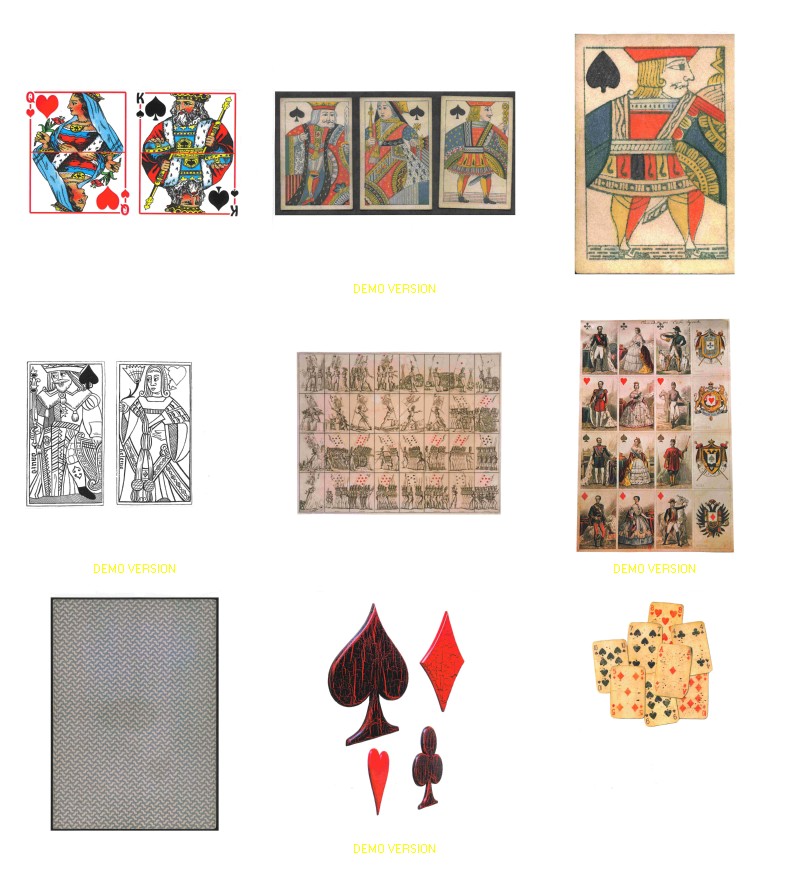 <b>Introductory Price Playing Card Set 04 - 9 x A4 Pages to DOWNLOAD