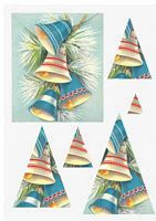 Bells 02 A5 Triangular Stackers - 1 x A4 Page to DOWNLOAD