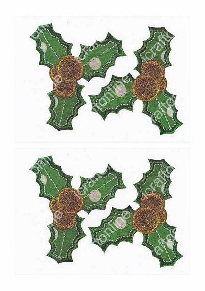 <b>Introductory Price Fabric Holly 3d Medium Set - 6 x A4 Pages to Download