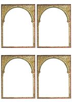 Indian Style Frames A6 - 7 x A4 Pages to DOWNLOAD