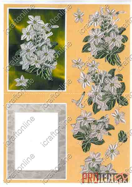 Satin and Silk 3 - 1 x A4 Decoupage sheet to DOWNLOAD