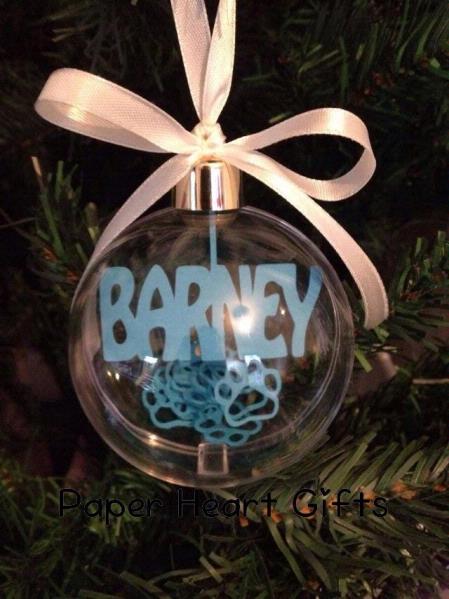 Personalised Family Pet Christmas Bauble