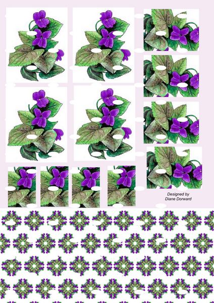 Diane Dorward Violet Combination Sheet