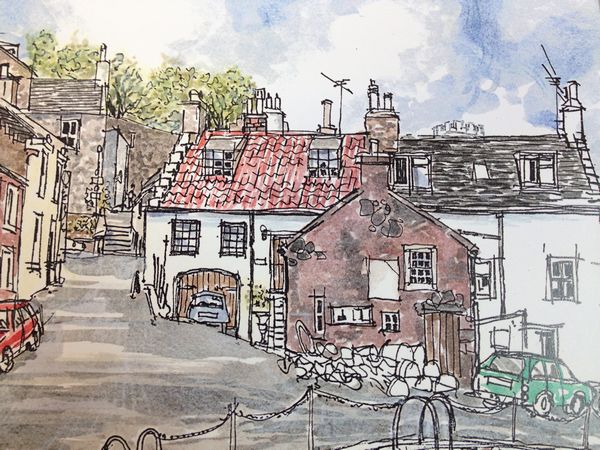 Frank Watson - Crail Harbour A3 Hand Finished Print
