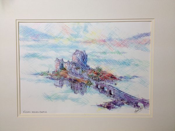 Frank Watson - Eilean-Donan Castle A3 Hand Finished Print