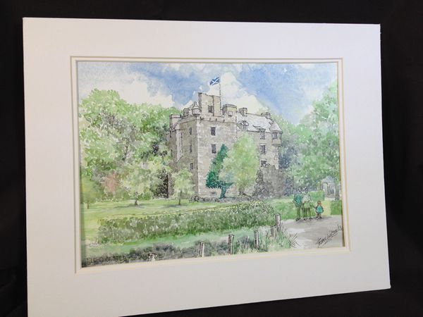 Frank Watson - Elcho Castle,Tayside A4 Hand Finished Print