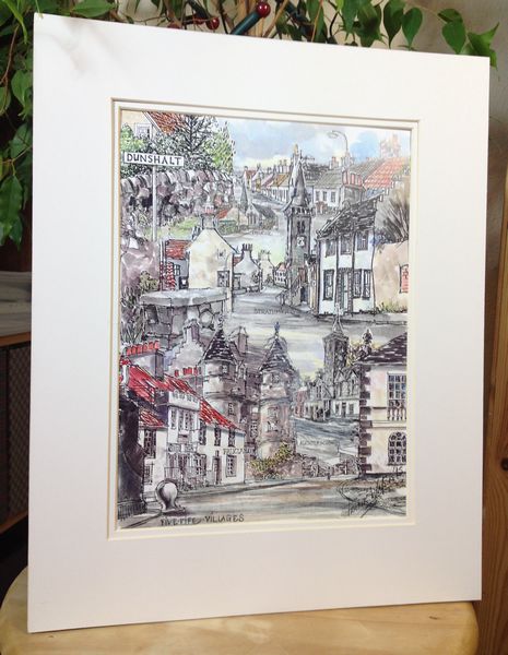 Frank Watson - Five Villages in Fife Composite - A4 Hand Finished Print