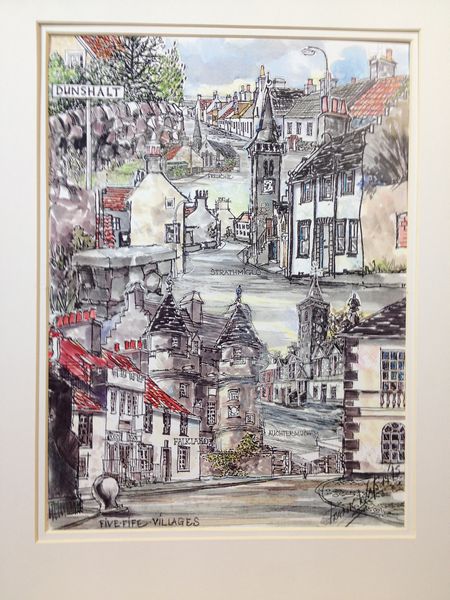 Frank Watson - Five Villages in Fife Composite - A3 Hand Finished Print